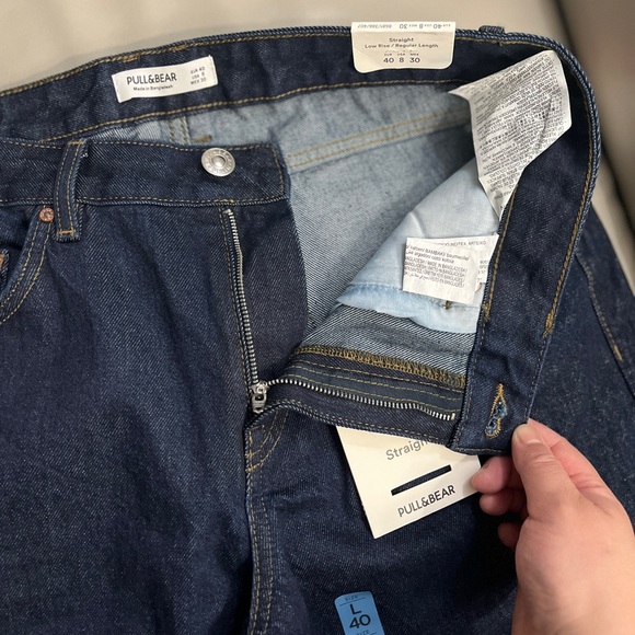 NWT - Pull & Bear Women’s Regular Straight Low Rise Jeans - Size 8, 10 - Picture 6 of 14